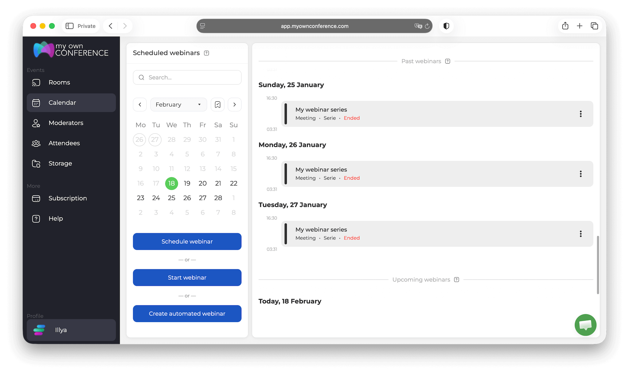 Calendar and scheduling